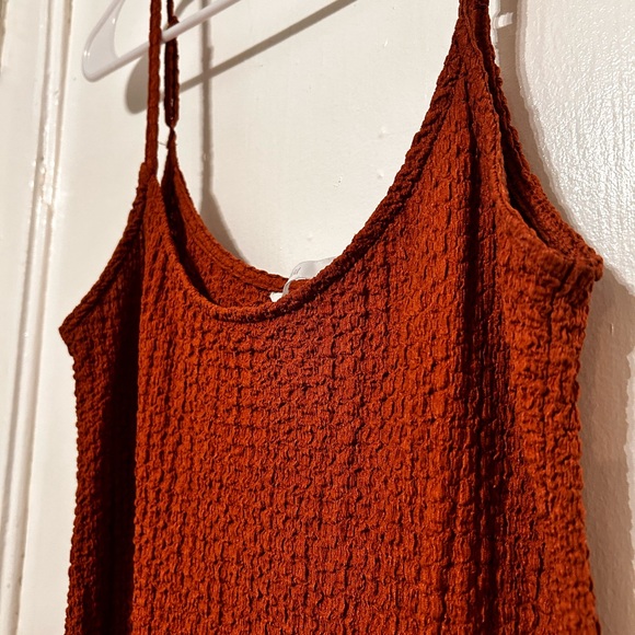 H&M Burgundy Maxi Dress with Spaghetti Straps - Picture 2 of 5